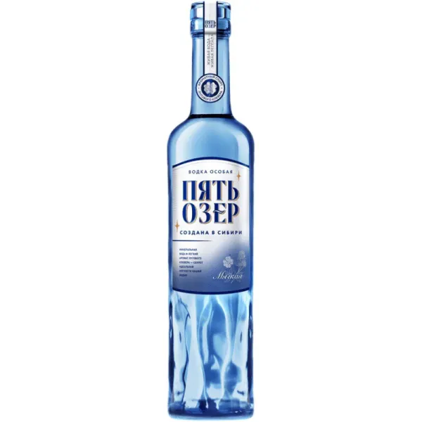 Пять озер мягкая vodka 05л