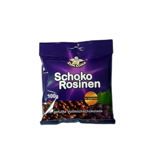 Schoko rosinen 100g