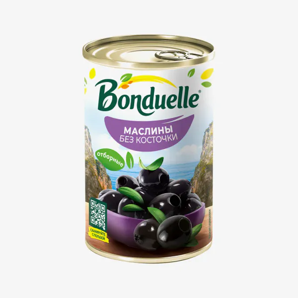 Bonduelle black olive 314мл