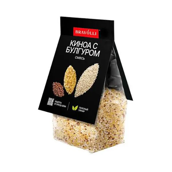 Bravolli Kиноа с булгуром 350г