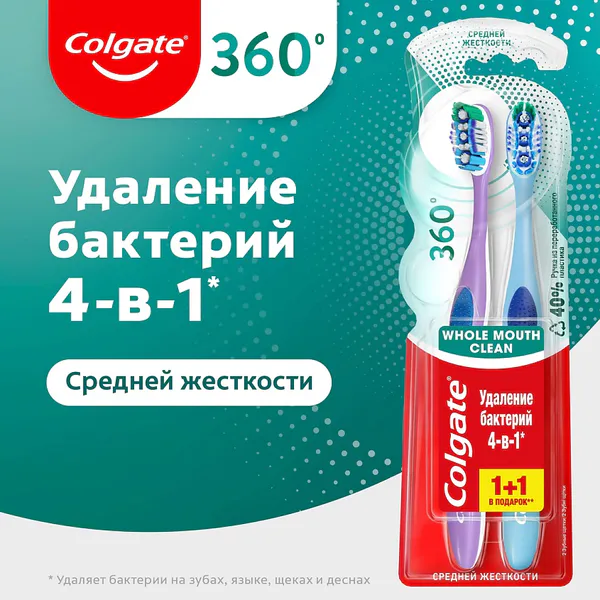 Colgate 360 сойз 1+1